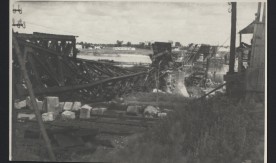 Most przy cytadeli. 7 sierpnia 1945 r.